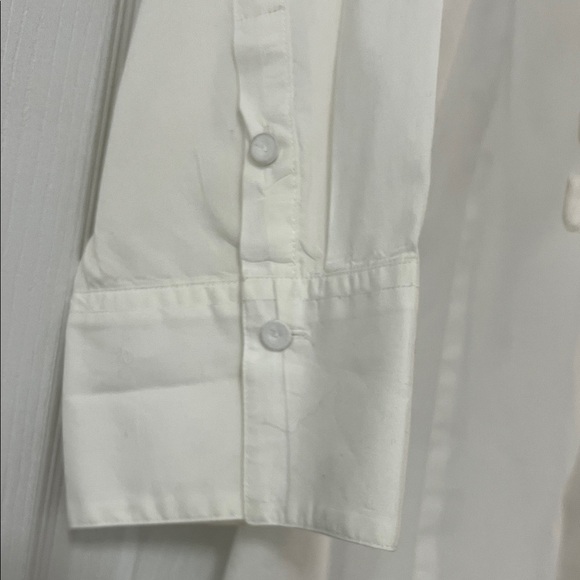 Talbots Cream Ruffled Blouse - Picture 2 of 5